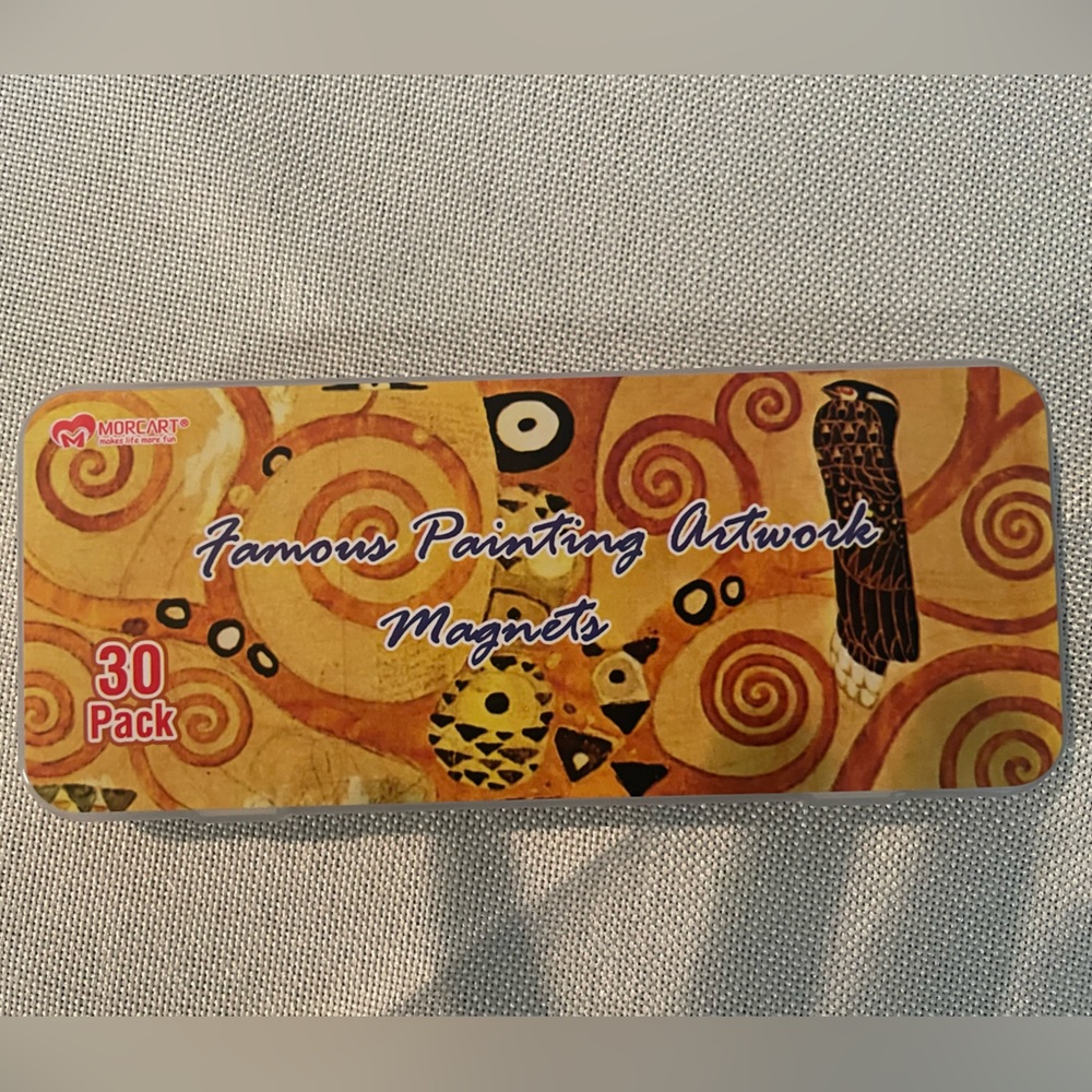 Set of 30 magnets. famous paintings